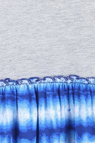 Jurk Grijs en Blauw