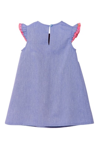 Jurk Blauw en Roze