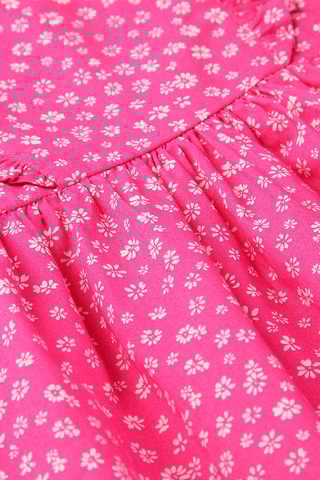 Jurk Fuchsia en Wit