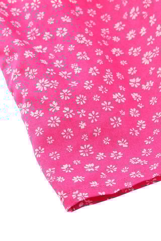 Jurk Fuchsia en Wit