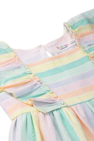 Jurk Turquoise en Geel
