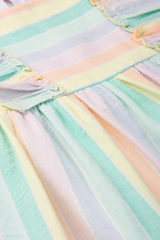 Jurk Turquoise en Geel
