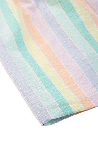 Jurk Turquoise en Geel