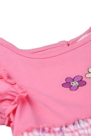 Jurk Roze en Wit