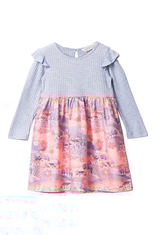 Jurk Roze en Blauw