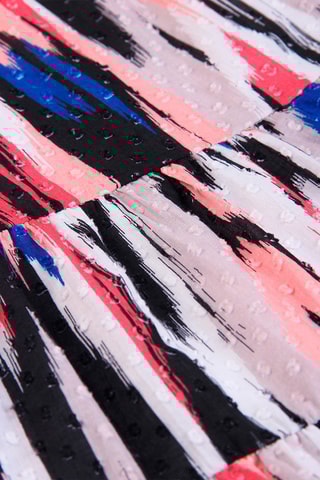 Jurk Roze en Zwart