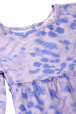 Jurk Tie and Dye Lichtpaars en Lichtblauw