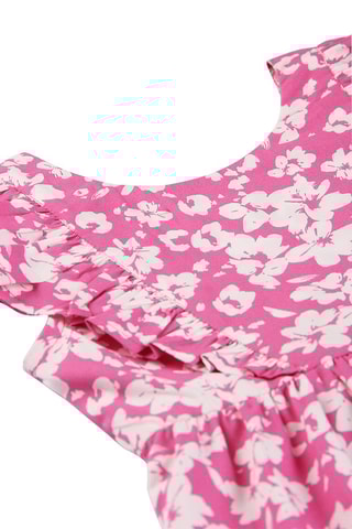 Jurk Roze en Ecru