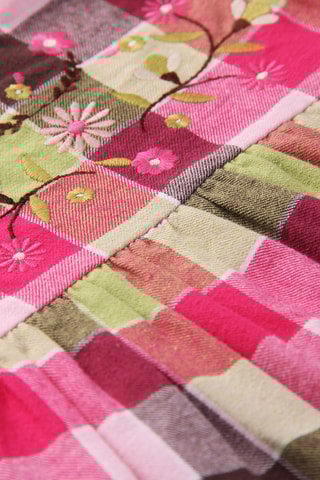 Jurk Roze en Groen