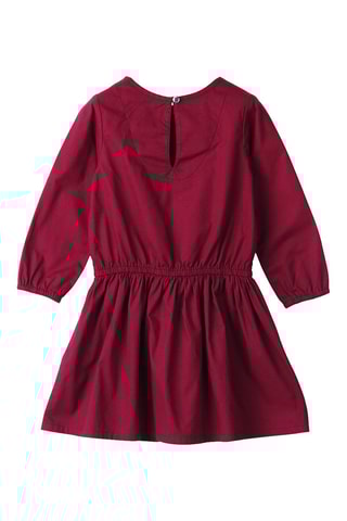 Jurk Bordeauxrood