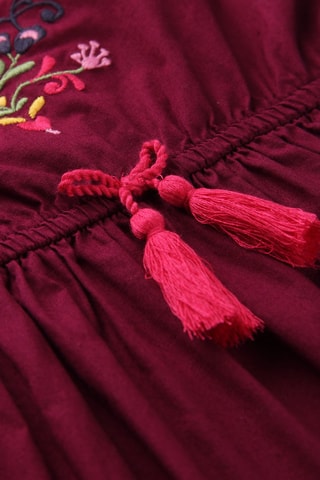 Jurk Bordeauxrood