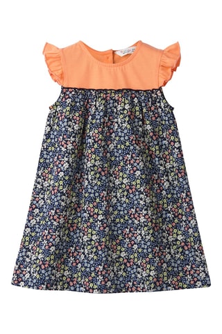 Jurk Oranje en Blauw