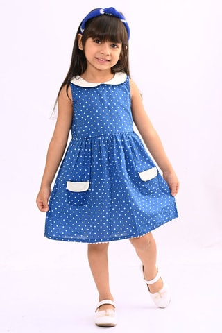 Jurk Blauw en Wit