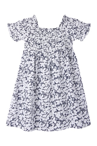 Jurk Marineblauw en Wit