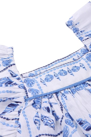 Jurk Blauw en Wit