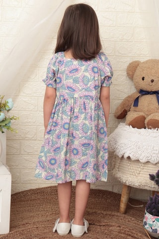 Jurk Roze en Blauw