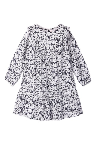 Jurk Marineblauw en Wit