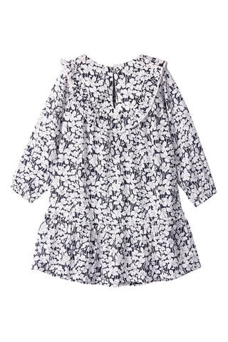 Jurk Marineblauw en Wit