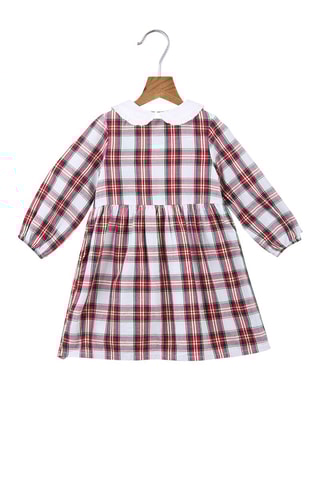 Jurk Ecru en Rood
