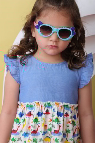 Jurk - Wit en Blauw