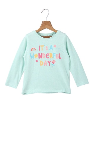 T-shirt Mintgroen