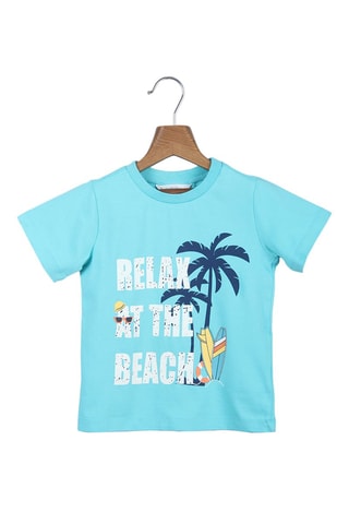 T-shirt Blauw