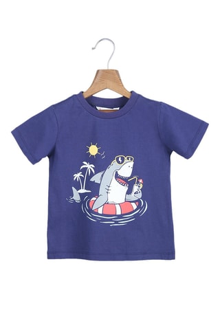 T-shirt Blauw