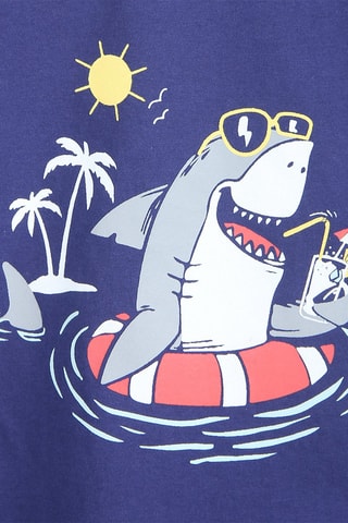 T-shirt Blauw
