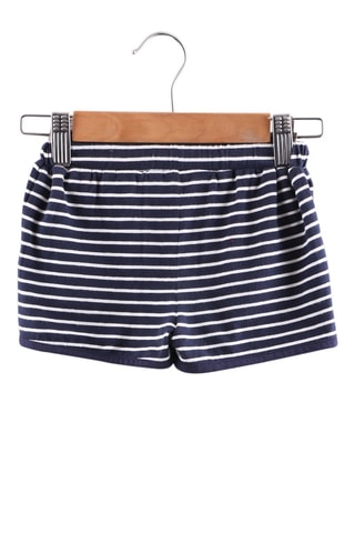 Short Marineblauw en Wit