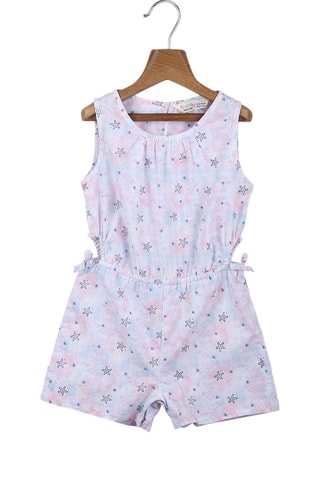 Jumpsuit Wit en Paars