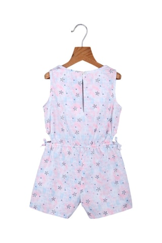 Jumpsuit Wit en Paars