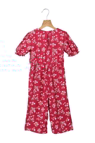 Jumpsuit Rood en Wit