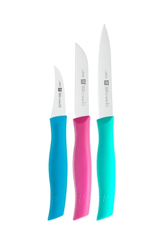3 couteaux en acier inoxydable