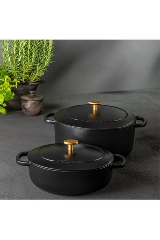 Cocotte ovale en fonte Bellamonte - 31 cm - 5 à 6 personnes - 5,5 l