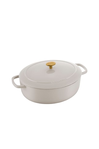 Cocotte ovale en fonte Bellamonte - 33 cm - 6 à 7 personnes - 6,5 l