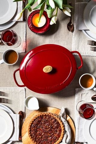 Cocotte ovale en fonte Bellamonte - 29 cm - 4 personnes - 4,5 l