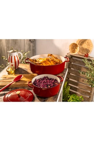 Cocotte ovale en fonte Bellamonte - 37 cm - 12 à 14 personnes - 9,5 l