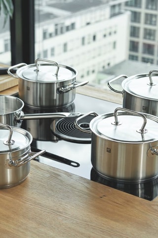 Batterie de cuisine en acier inoxydable Twin Classic - 9 pièces