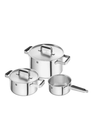 Batterie de cuisine en acier inoxydable Pure - 5 pièces