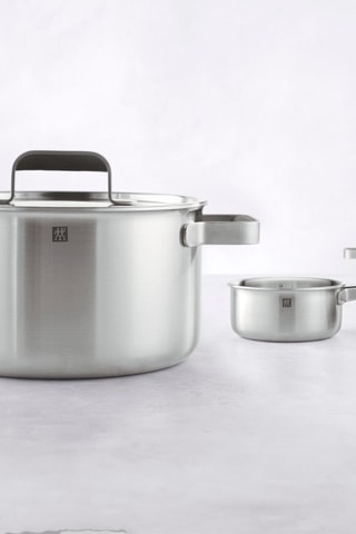 Batterie de cuisine en acier inoxydable Pure - 5 pièces