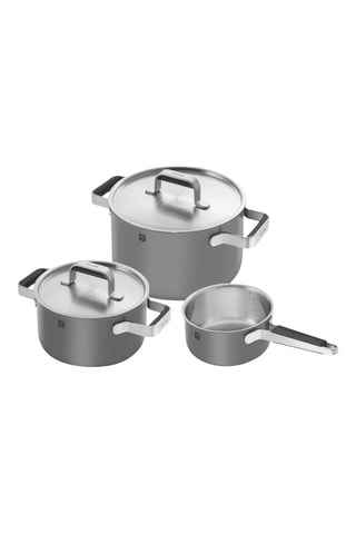 Batterie de cuisine en acier inoxydable Pure - 5 pièces