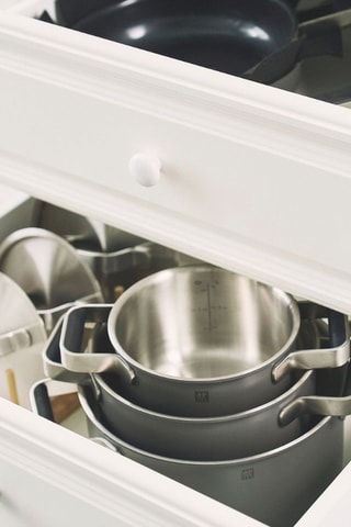 Batterie de cuisine en acier inoxydable Pure - 5 pièces