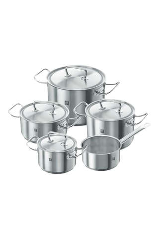 Batterie de cuisine en acier inoxydable Twin Classic - 9 pièces