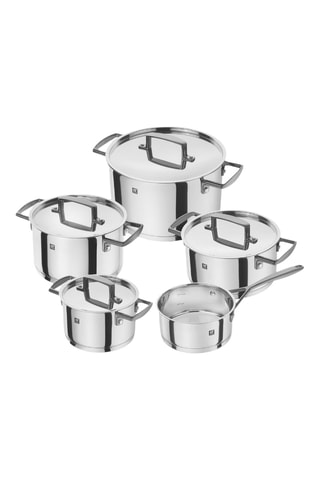 Batterie de cuisine en acier inoxydable Bellasera - 9 pièces