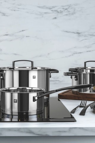 Batterie de cuisine en acier inoxydable Bellasera - 9 pièces