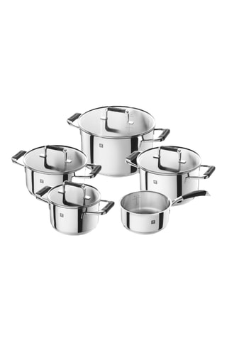 Batterie de cuisine en acier inoxydable Poletto - 9 pièces