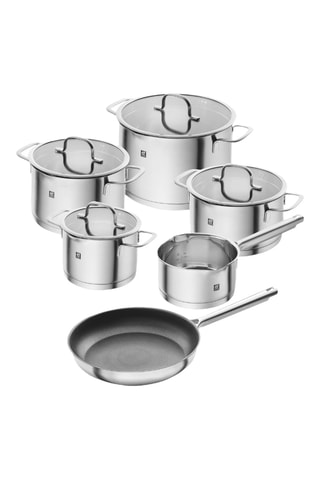 Batterie de cuisine en acier inoxydable TrueFlow - 10 pièces