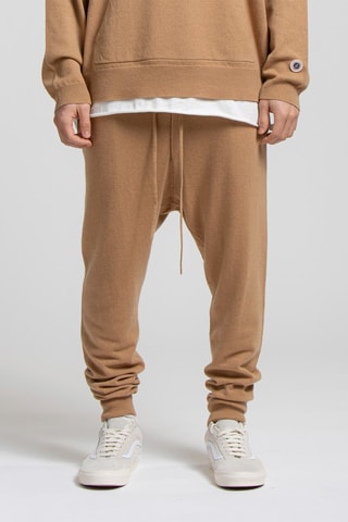 Pantalon en laine et cachemire Comfy - Camel