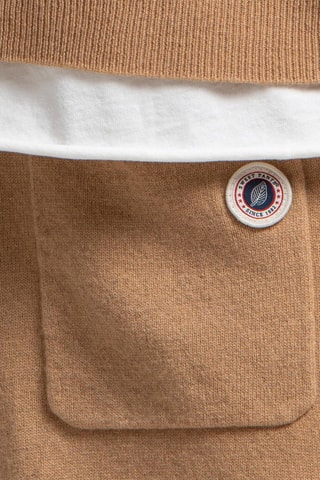 Pantalon en laine et cachemire Comfy - Camel