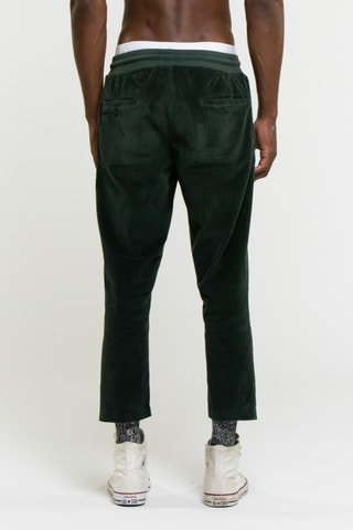 Pantalon 7/8 en velours Corduroy - Vert